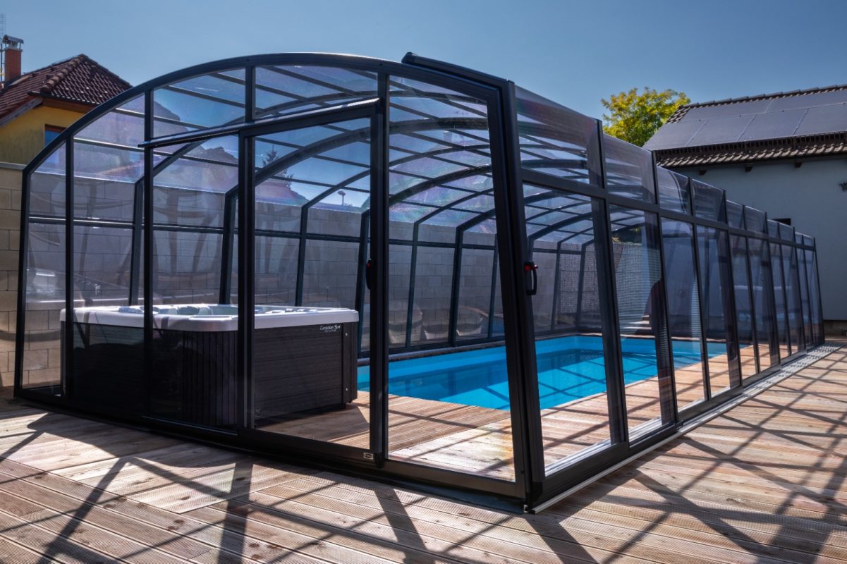 sistem de inchidere a piscinelor glisant