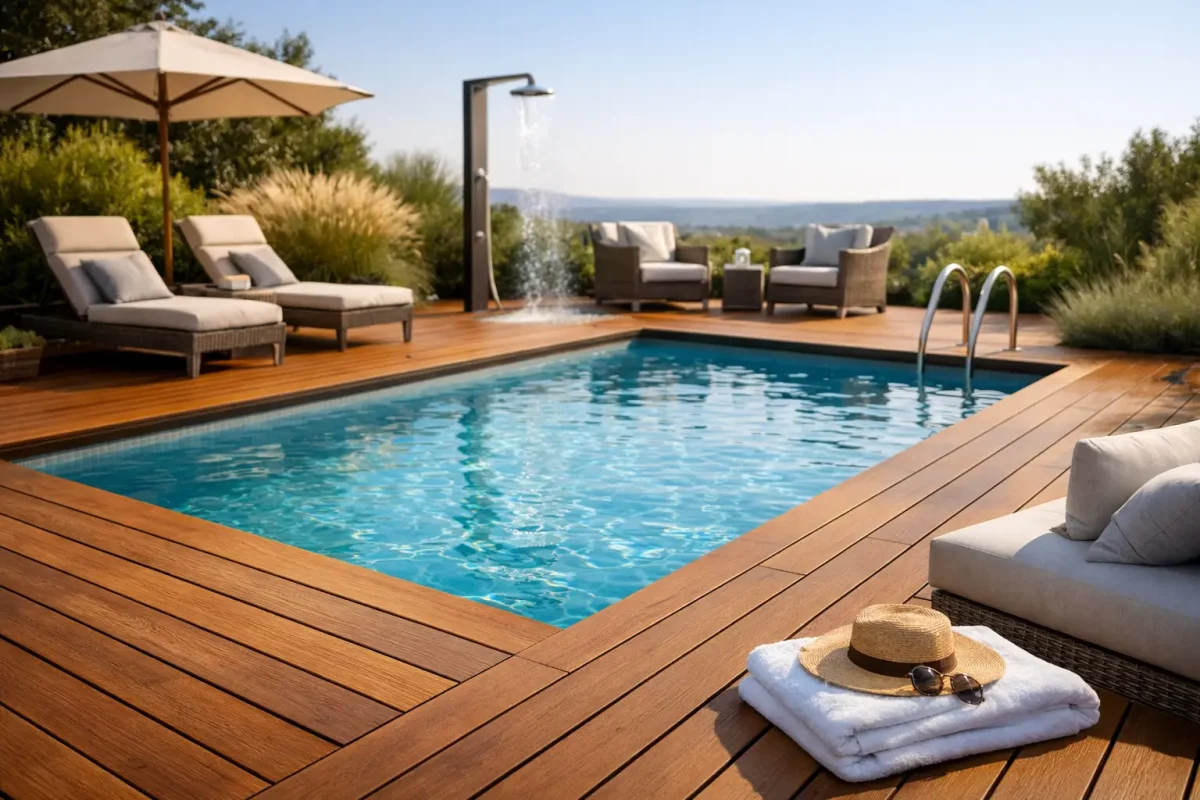 Deck piscina: protecție, design și confort