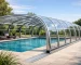 Închidere piscină cu structură aluminiu