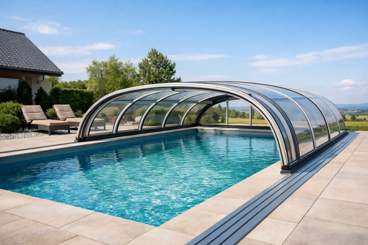 Inchidere telescopica piscina exterior: merita?