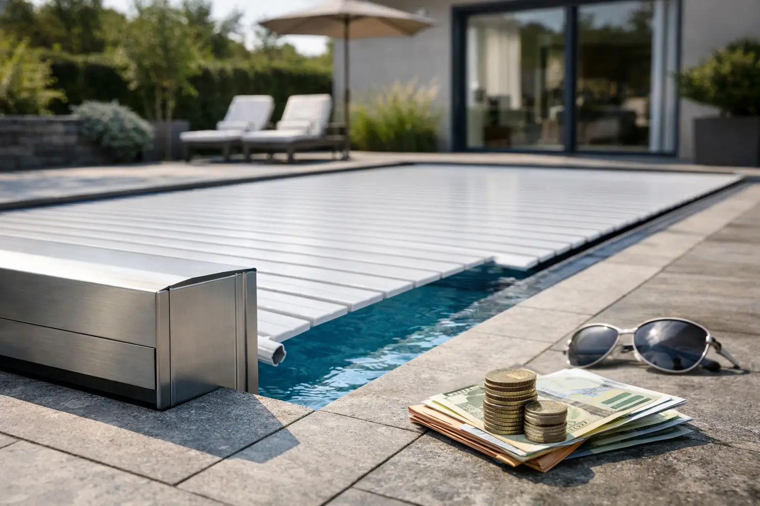 Preț acoperire automată piscină: ce plătești