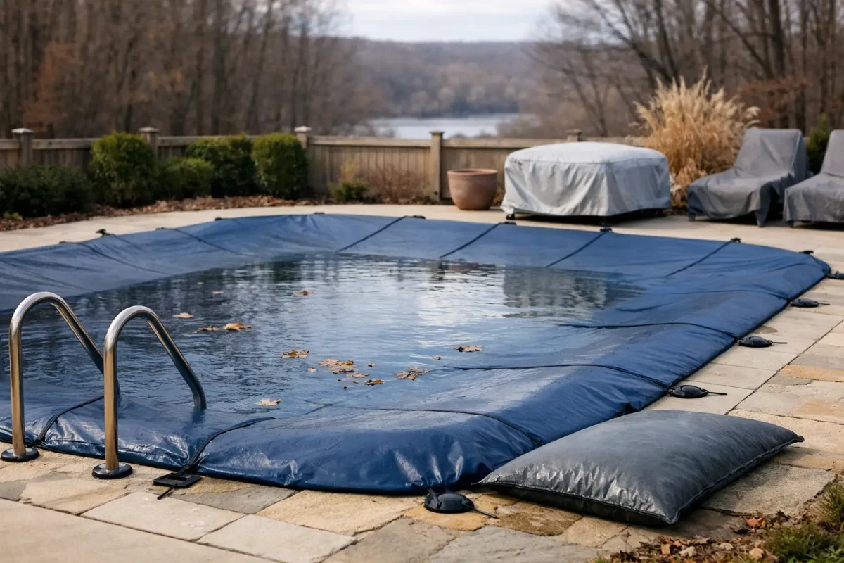 Cum protejezi piscina în extrasezon corect