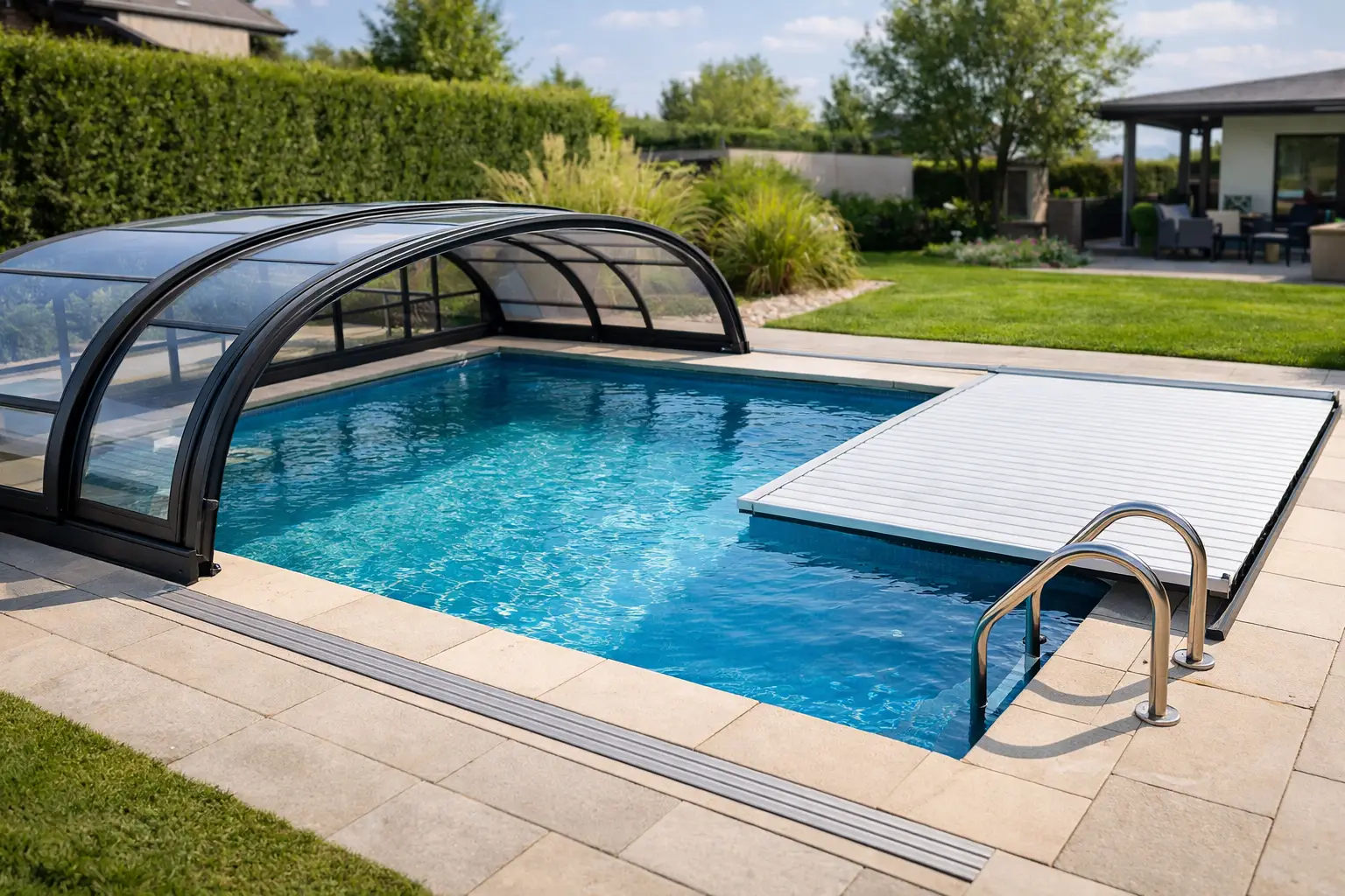 Ce acoperire merge la piscina existentă?