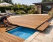 Cum montezi un deck glisant pentru piscină