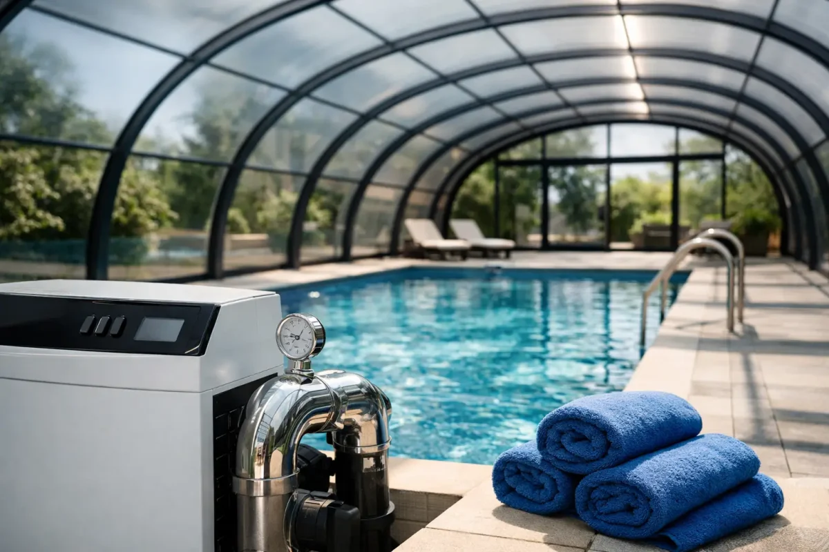 Economii de energie la piscina acoperită