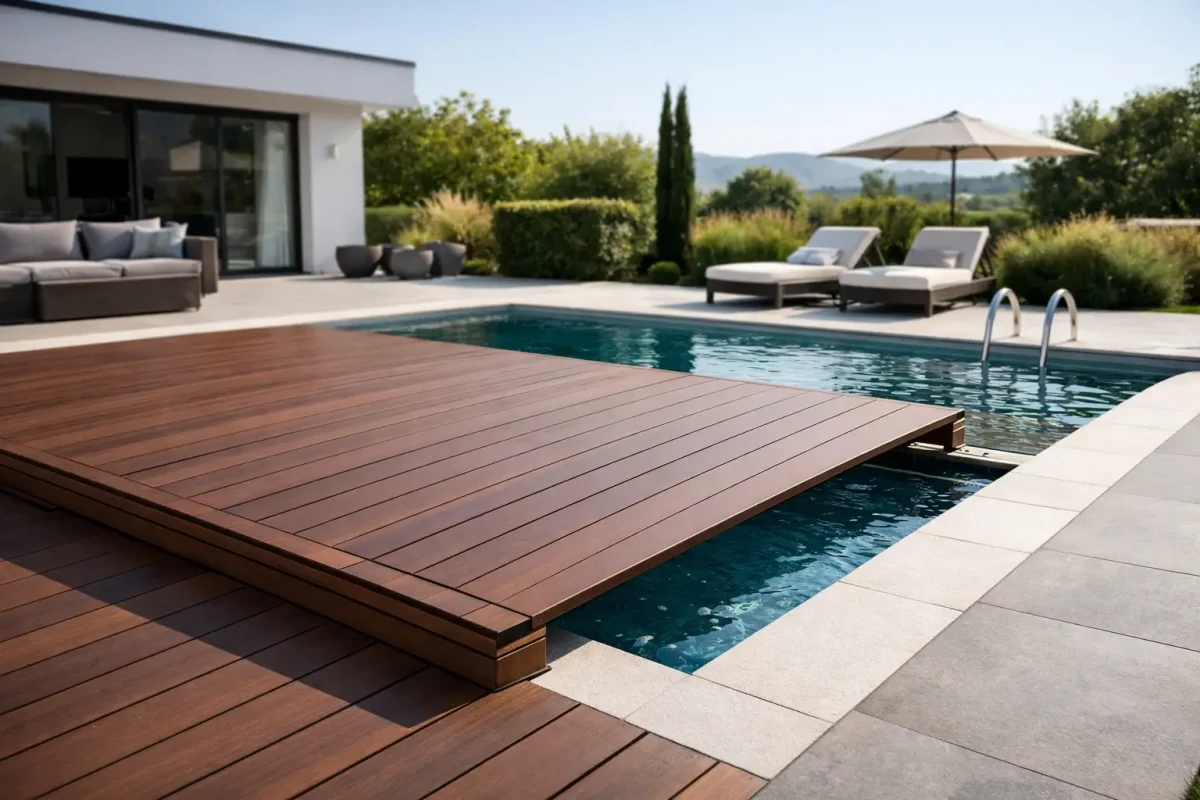 Sliding deck pool guide pentru piscine elegante