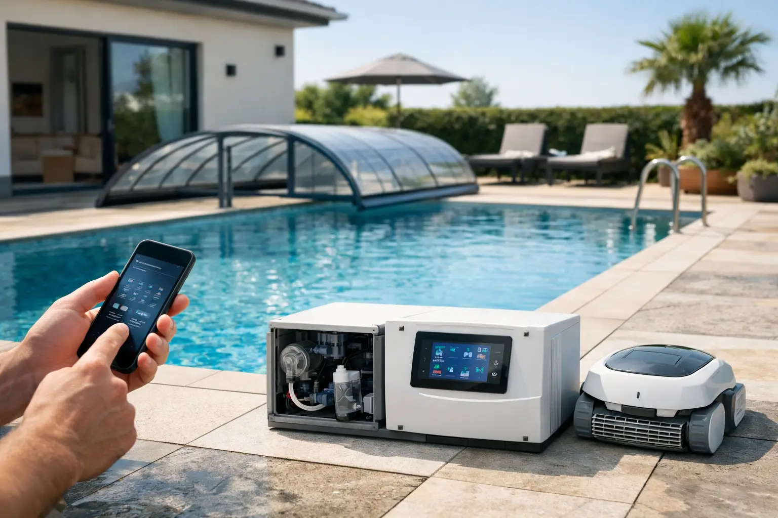 Se poate automatiza o piscină existentă ușor?