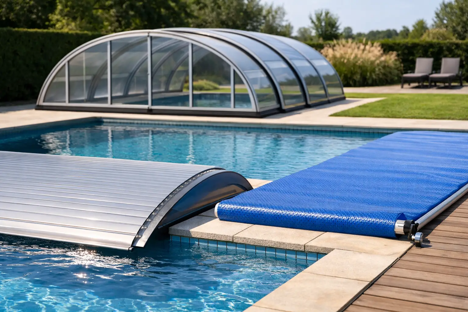 Capace piscine: ce soluție protejează apa?