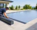 Exemplu montaj Coverseal pentru piscină rezidențială