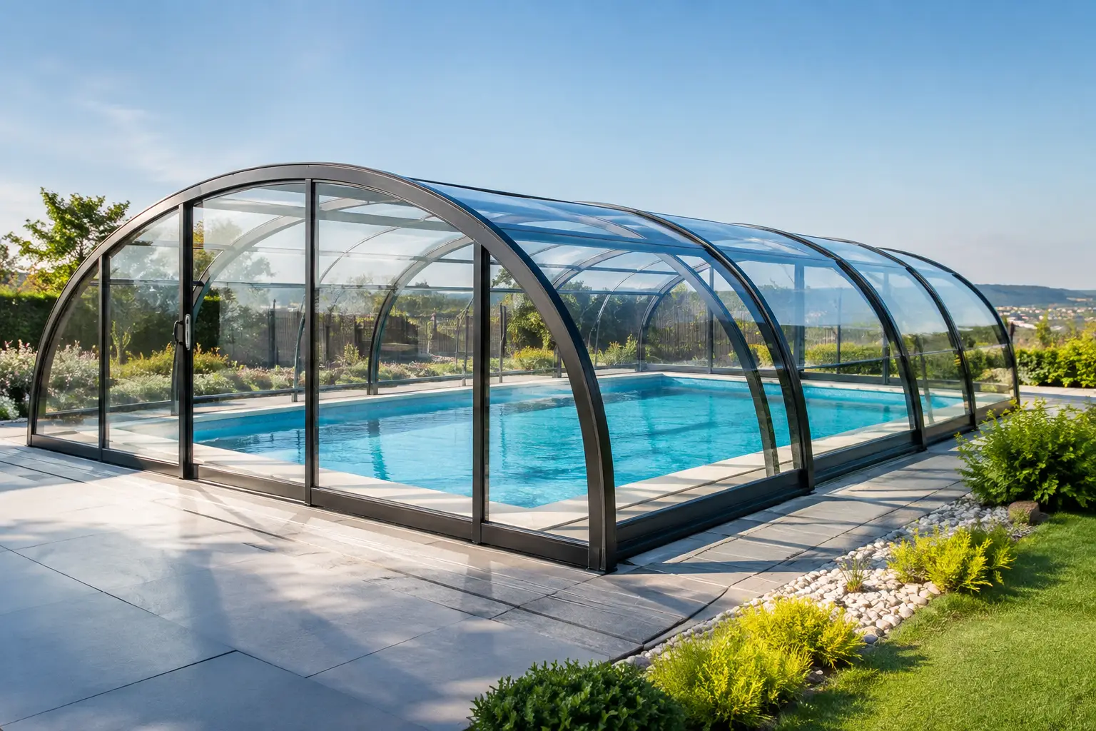 Ghid pentru structuri de piscine mari acoperite